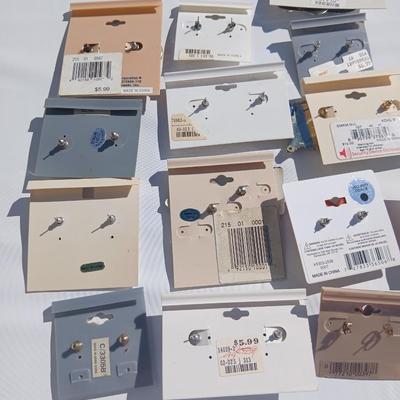 Assortment of fun and fancy pierced earrings