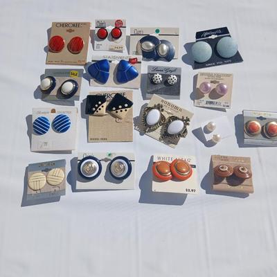 Assortment of fun and fancy pierced earrings