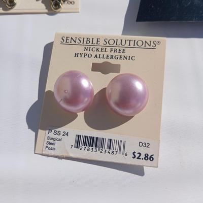 Assortment of fun and fancy pierced earrings