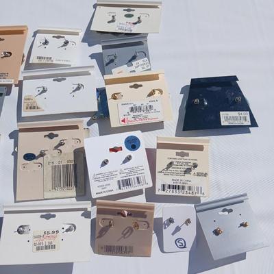 Assortment of fun and fancy pierced earrings