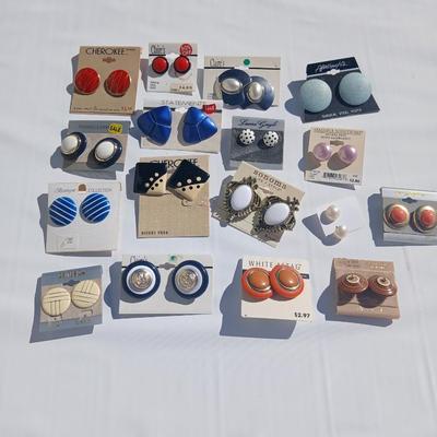 Assortment of fun and fancy pierced earrings
