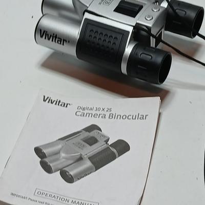 Vivitar Digital Camera Binocular Digital 30 x 25 with instruction manual