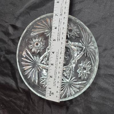 EAPC Glassware - lidded candy dish - vase - and an assortment of bowls