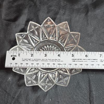 EAPC Glassware - lidded candy dish - vase - and an assortment of bowls