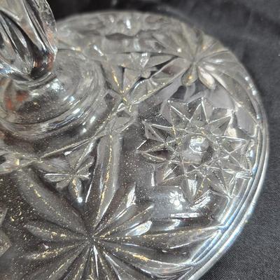 EAPC Glassware - lidded candy dish - vase - and an assortment of bowls