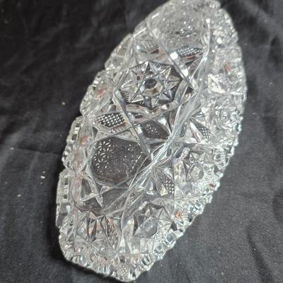 EAPC Glassware - lidded candy dish - vase - and an assortment of bowls