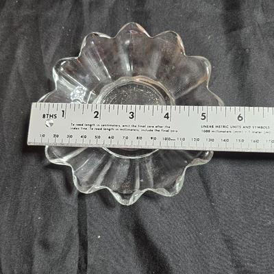 EAPC Glassware - lidded candy dish - vase - and an assortment of bowls