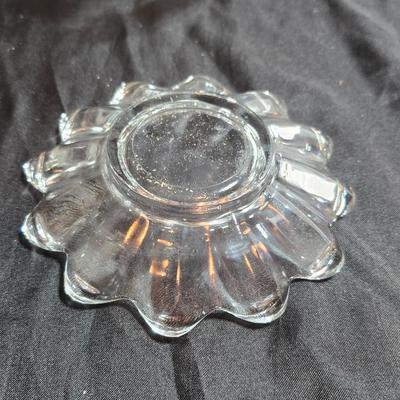 EAPC Glassware - lidded candy dish - vase - and an assortment of bowls