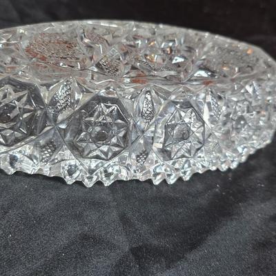 EAPC Glassware - lidded candy dish - vase - and an assortment of bowls