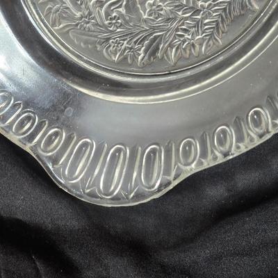 Collection of vintage Glassware - IRENE EAPG Iowa City Flint Glass bread plate - Wick's company toothpick holder - Glass bowls and more