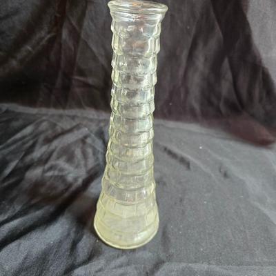 Variety of neat Colored glass vases, jar and bottles