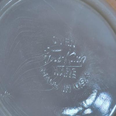 Vintage Peach Lustre Laurel Leaf Fire King oven-proof Dishes