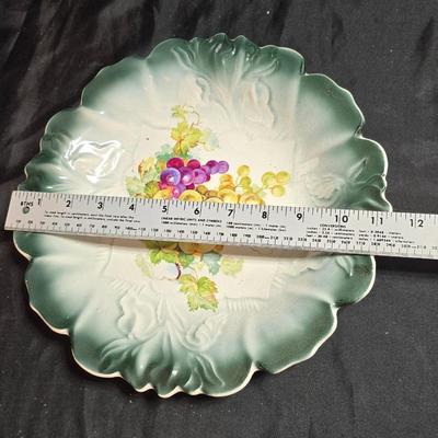 Vintage floral serving bowls - Homer Laughlin - W. Austria lidded vegetable dish - Zeh, Scherzer & Co oval dish = Hand painted salt...