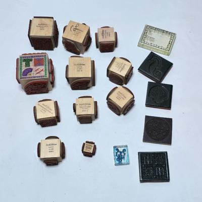 Stamp cubes - Mutiple stamps on each cube -