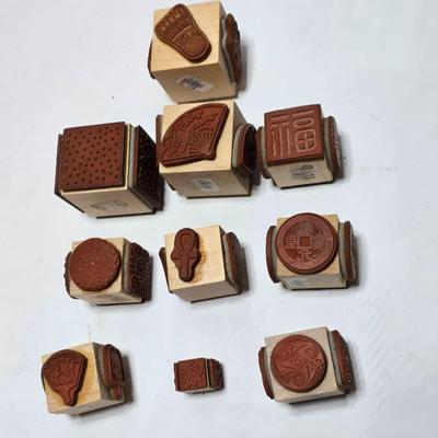 Stamp cubes - Mutiple stamps on each cube -