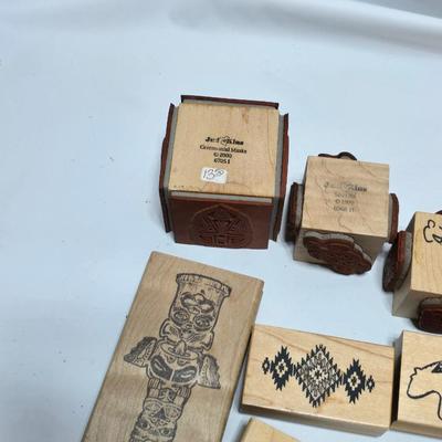 More stamps for craft projects - great for card making and craft time with kids! kokapelli - turtle - mask - totems and more