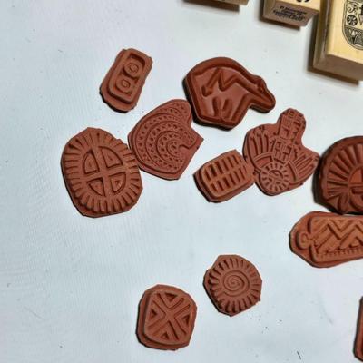 More stamps for craft projects - great for card making and craft time with kids! kokapelli - turtle - mask - totems and more