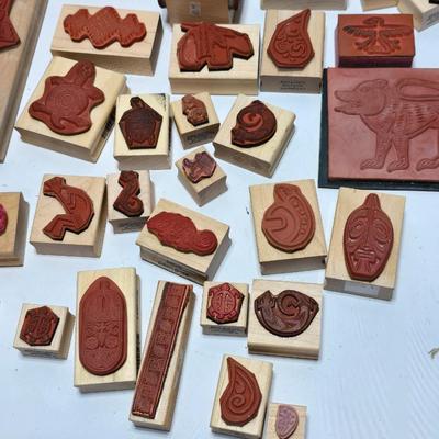 More stamps for craft projects - great for card making and craft time with kids! kokapelli - turtle - mask - totems and more