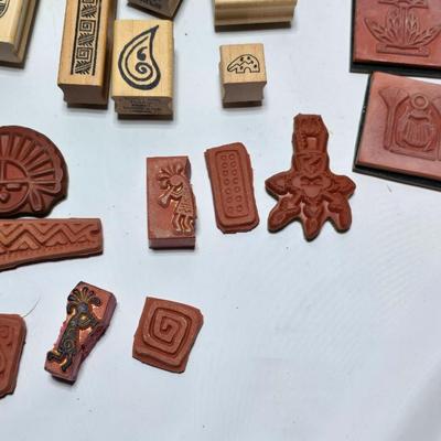 More stamps for craft projects - great for card making and craft time with kids! kokapelli - turtle - mask - totems and more