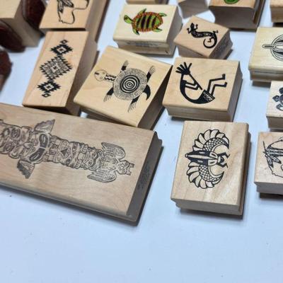 More stamps for craft projects - great for card making and craft time with kids! kokapelli - turtle - mask - totems and more