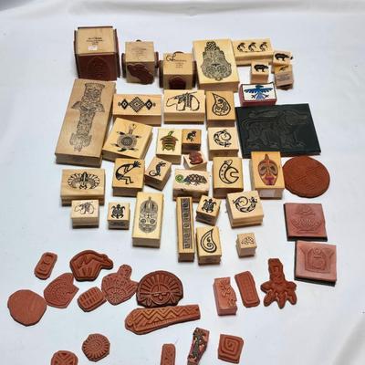 More stamps for craft projects - great for card making and craft time with kids! kokapelli - turtle - mask - totems and more