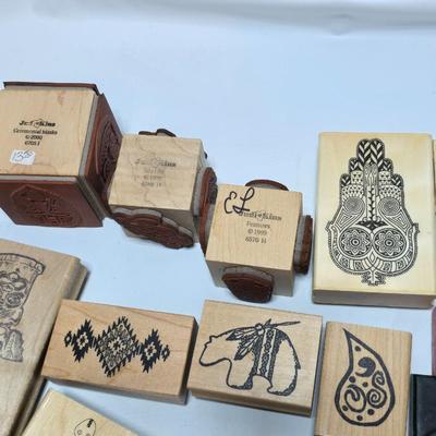 More stamps for craft projects - great for card making and craft time with kids! kokapelli - turtle - mask - totems and more