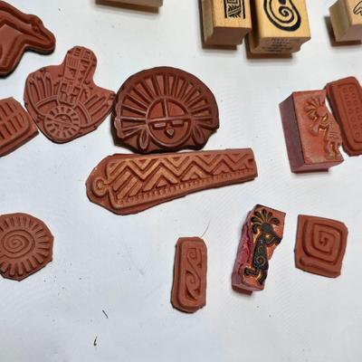 More stamps for craft projects - great for card making and craft time with kids! kokapelli - turtle - mask - totems and more