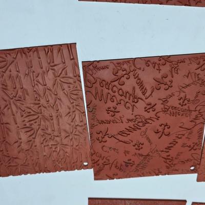 red rubber stamps for mounting on blocks - LARGE assortment - Great fun crafting!