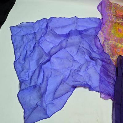 Silk kerchiefs and scarves - 1953 fun! Vintage cloth