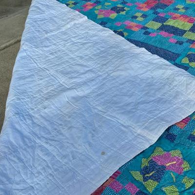 Beautiful large hand made quilt