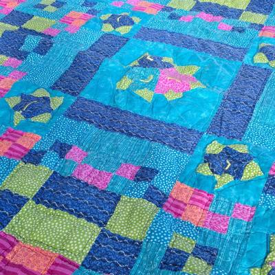 Beautiful large hand made quilt
