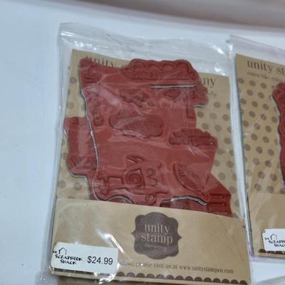 New in package rubber stamp collection