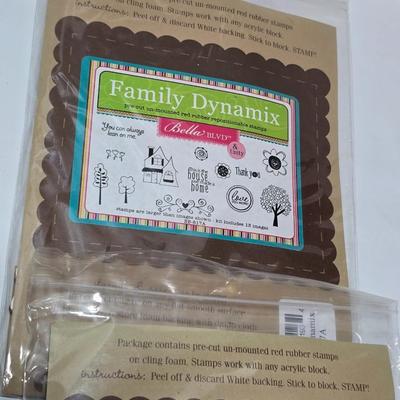 New in package rubber stamp collection