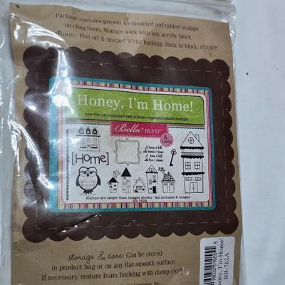 New in package rubber stamp collection