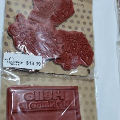 New in package rubber stamp collection
