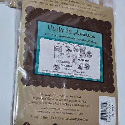 New in package rubber stamp collection