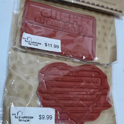 New in package rubber stamp collection