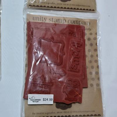New in package rubber stamp collection