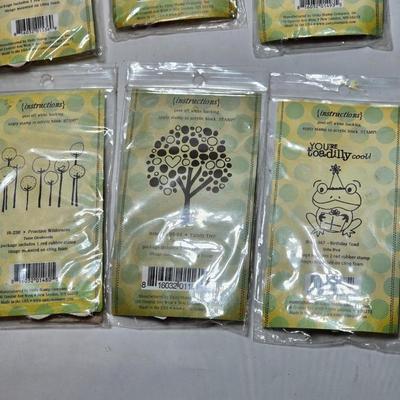 New in package rubber stamp collection