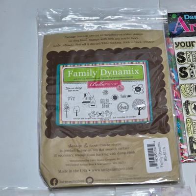 New in package rubber stamp collection