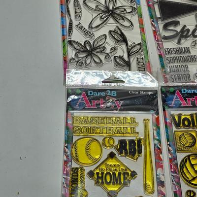 New in package clear stamp collection
