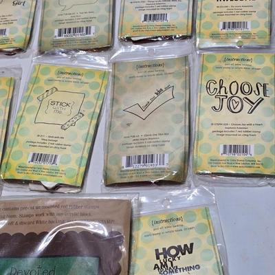 New in package rubber stamp collection
