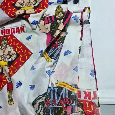 Twin sized vintage sheets - California Raisins - and wrestle mania including Hulk Hogan!