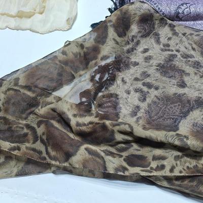 Nice scarves -of different colors and patterns new Croft & Barrow neck scarf