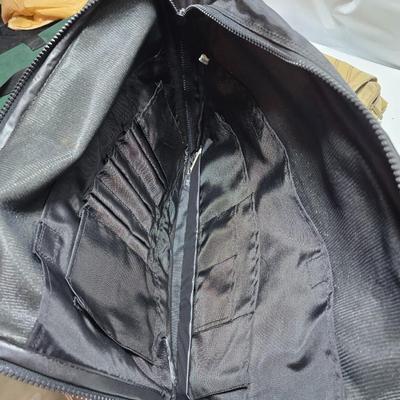 Overnight bags, small backpacks, and briefcase