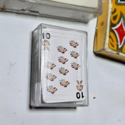 Vintage decks of cards - Canasta - Poker - go fish - Flash cards