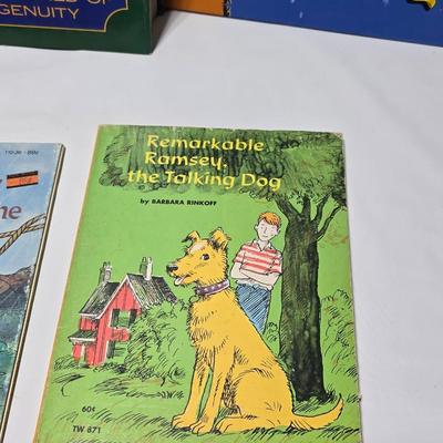 Fun variety of children's books - story time and educational - Fallin up - How in the world - Clifford and more