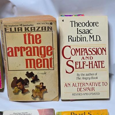 Small variety of paperback books - Elia Kazan - Calder Willingham and other great authors