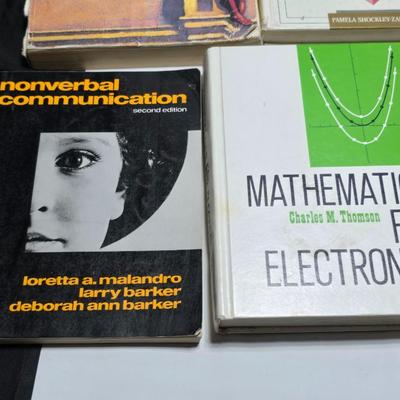 Vintage schoolbooks - Health - Math - Dictionaries - and more