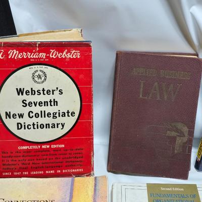 Vintage schoolbooks - Health - Math - Dictionaries - and more